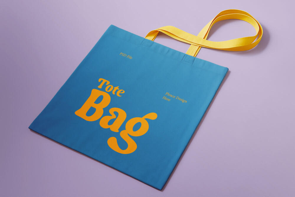 Front Tote Bag Mockup