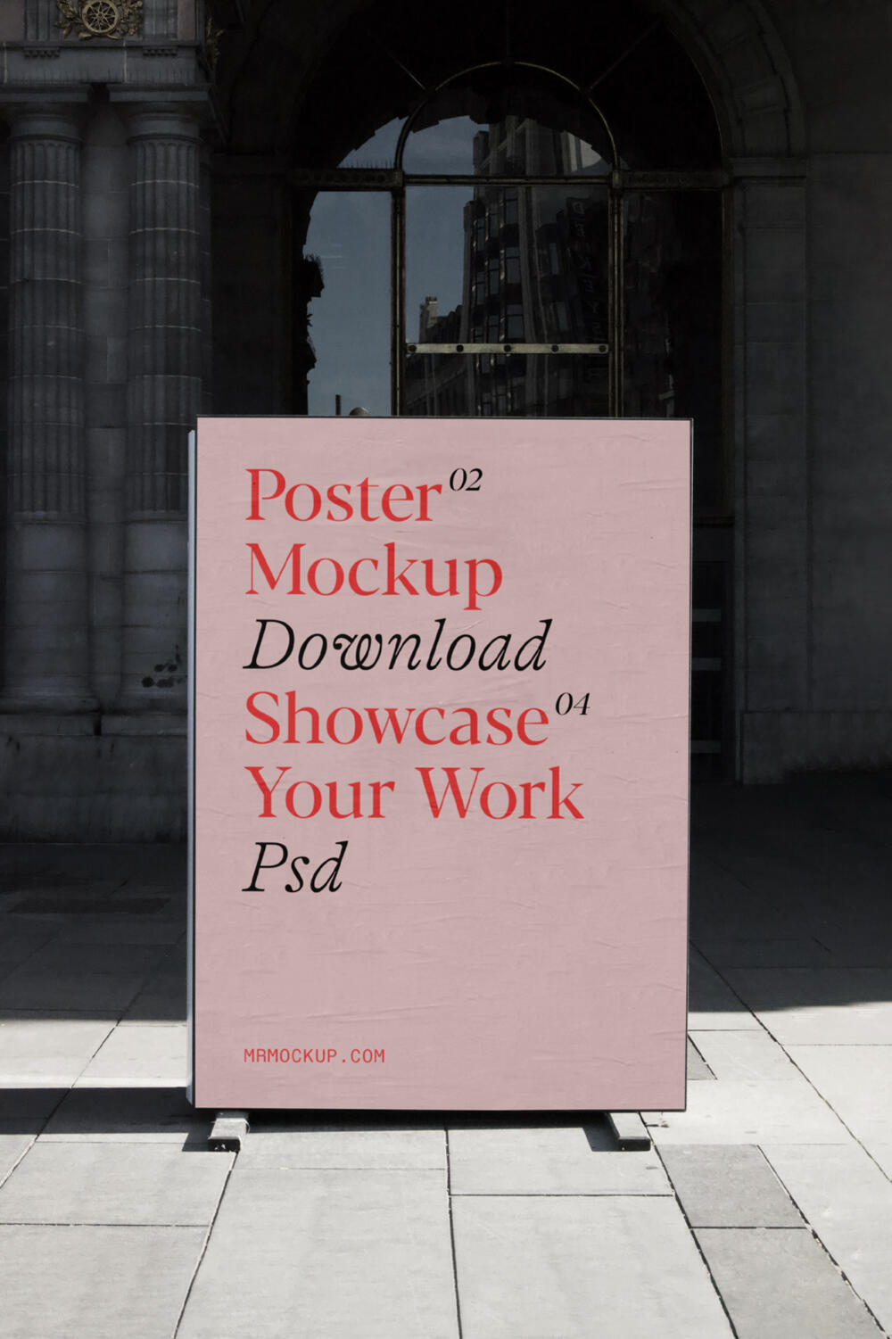 Front View Poster Mockup