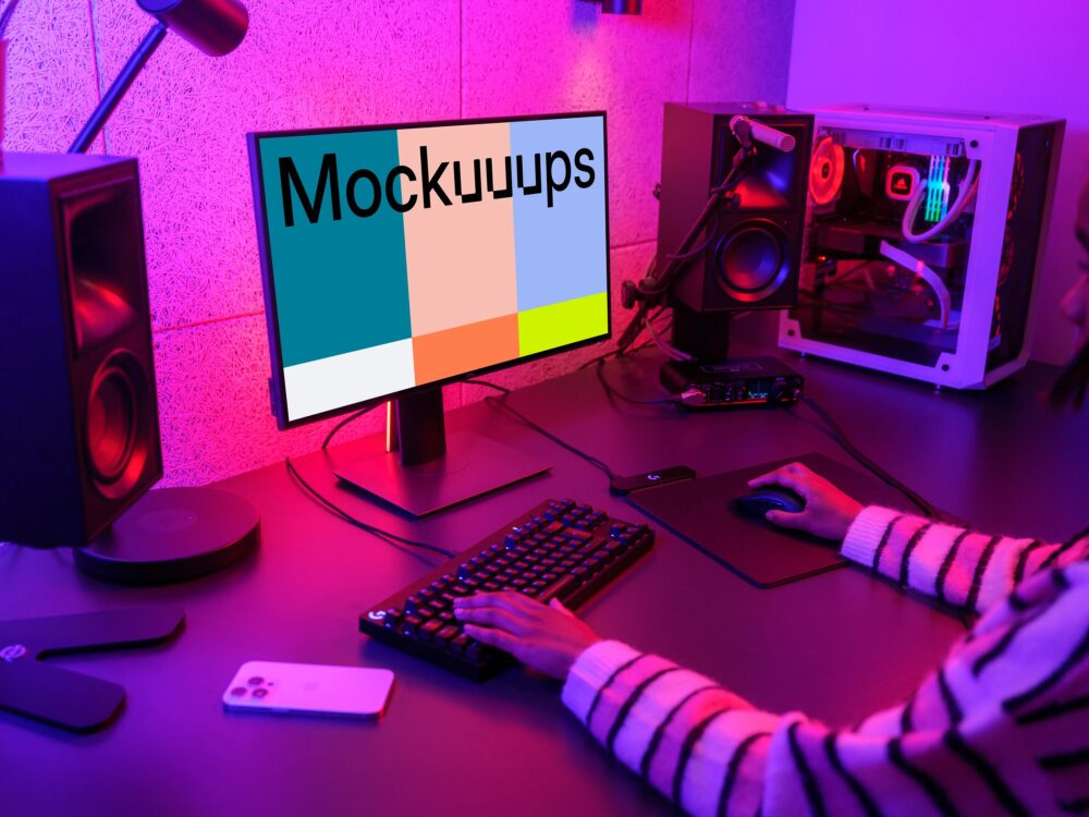 Gaming Display Mockup