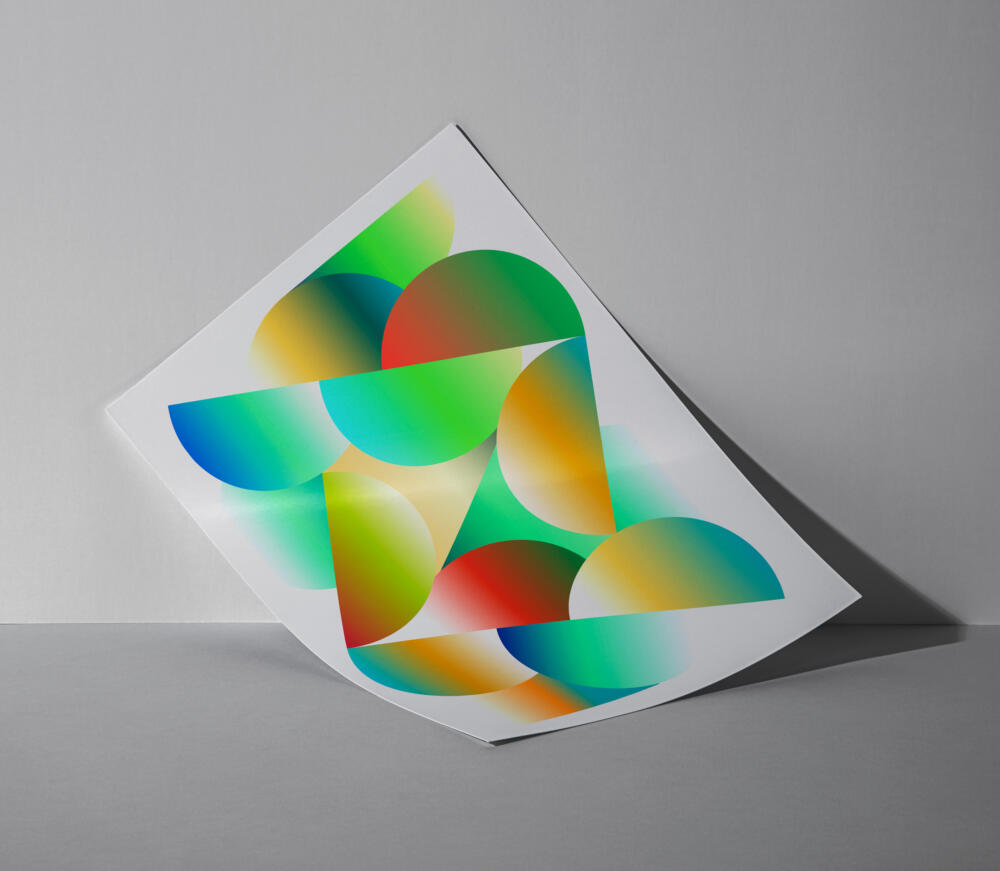 Glossy Paper Brand Psd Mockup