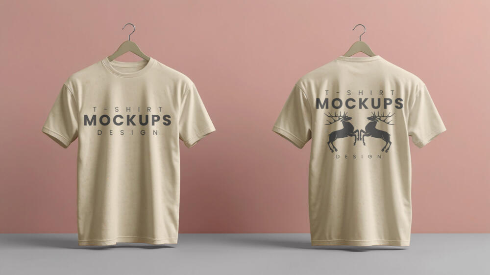Hanging T-Shirt Mockups