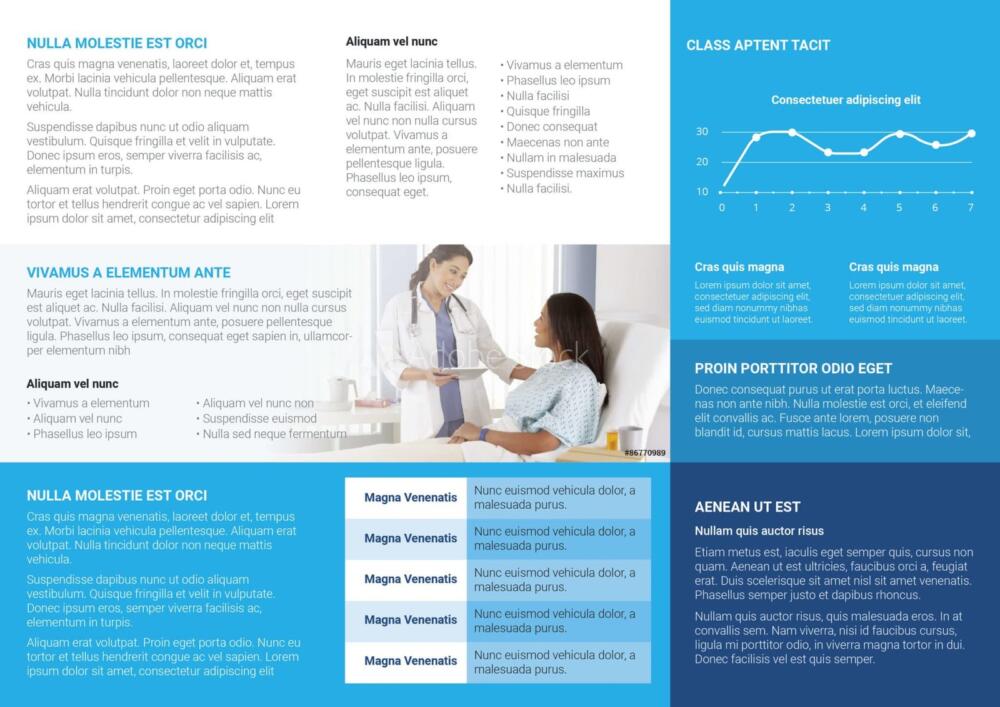 Health Medicare Tri-fold Flyer Template