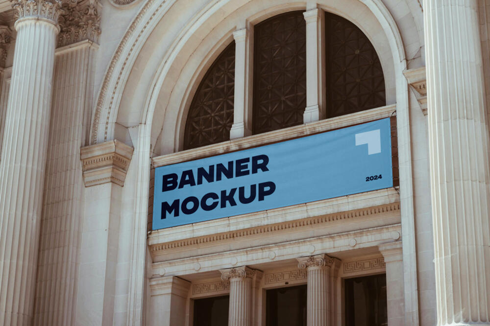 Horizontal Banner PSD Mockup