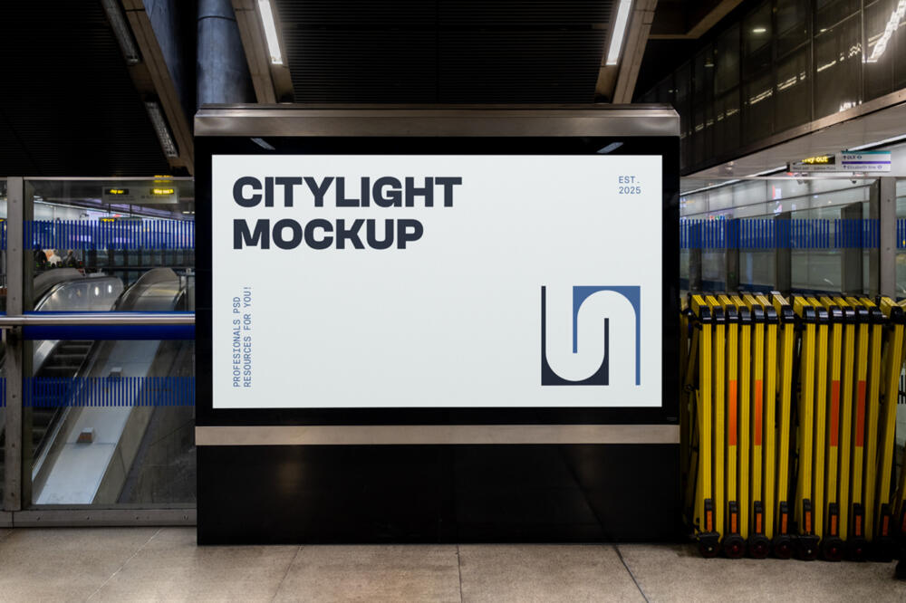 Horizontal Citylight Mockup