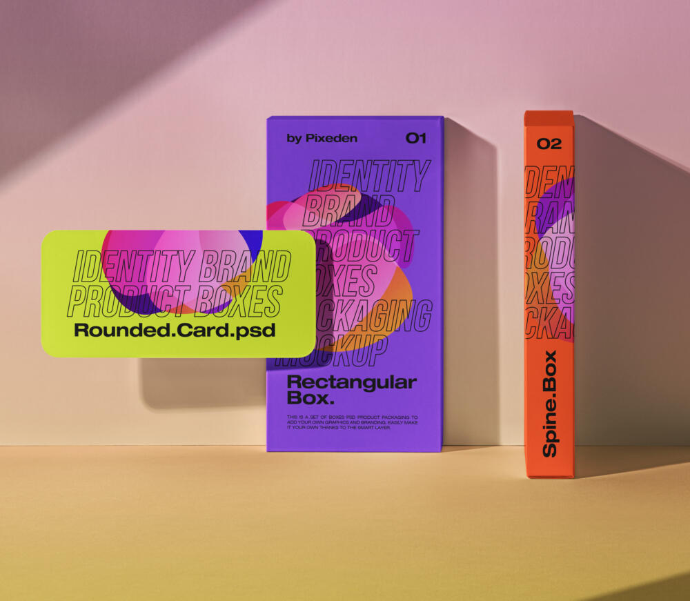 ID Psd Product Boxes Packaging Mockup