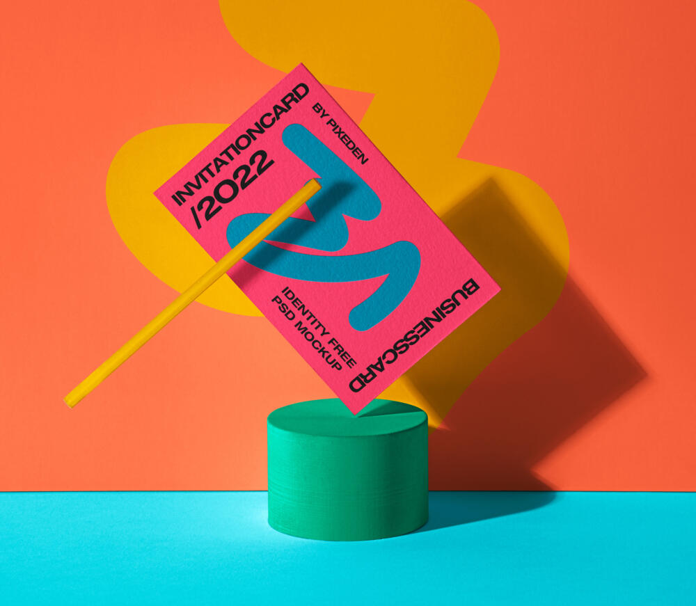 Identity Psd Business Card Mockup