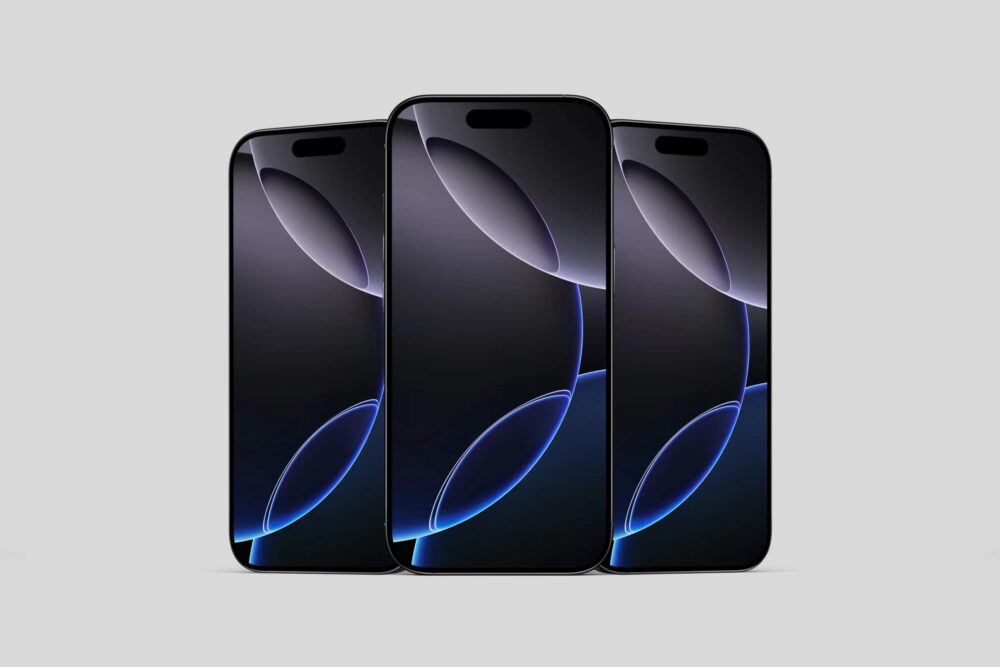 Iphone 16 Pro Isolated On White Background V4 Front View | Mockup store