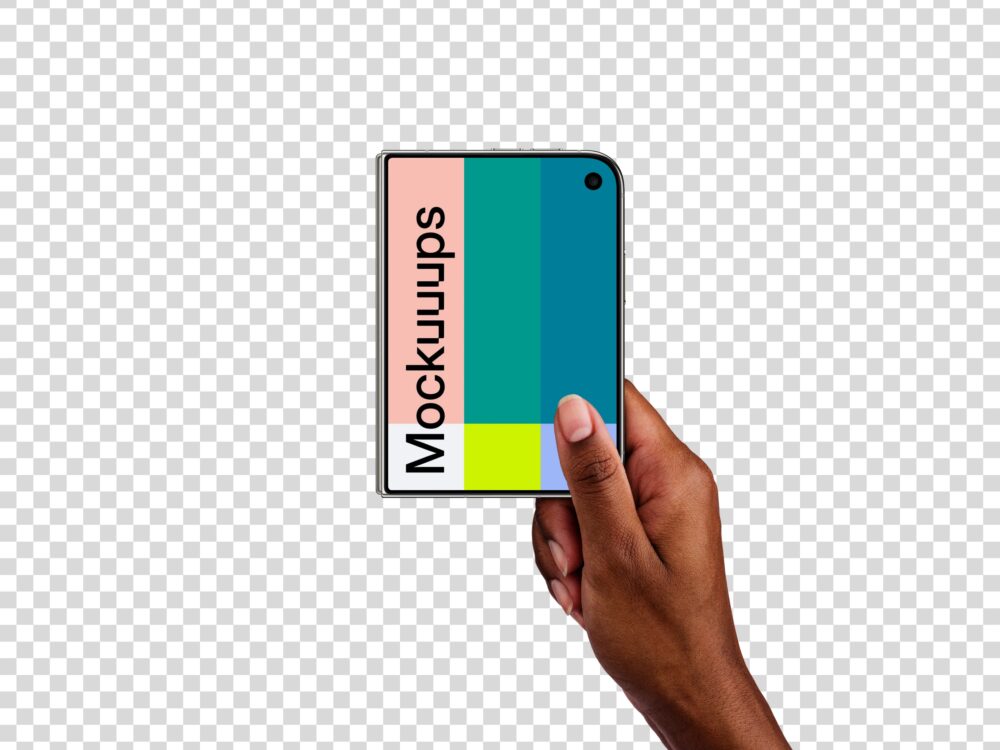 iPhone Duo Mockup in Hand