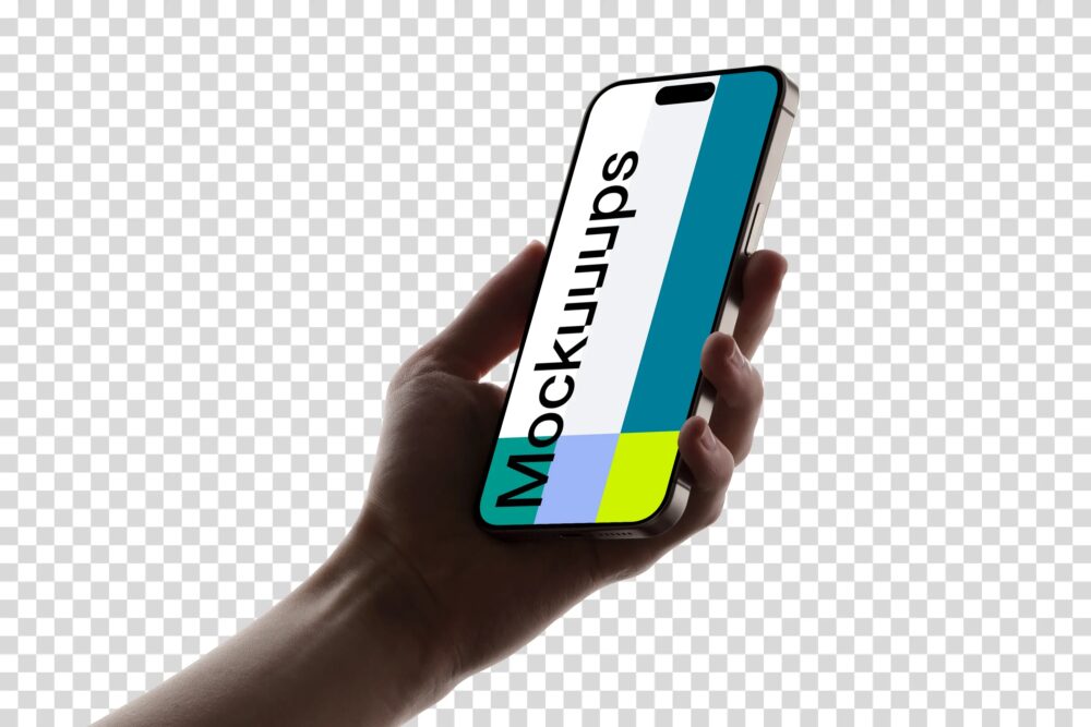 iPhone Hand Mockup