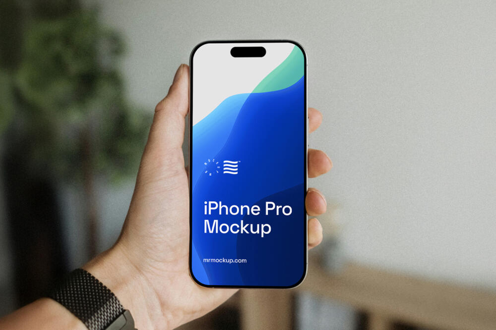 iPhone Pro in Home Mockup