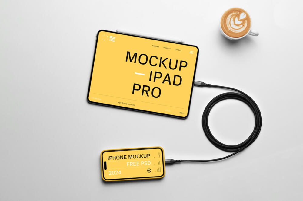 iPhone Pro & iPad Pro Mockup