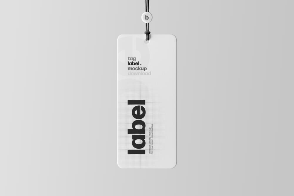Label Tag Mockup