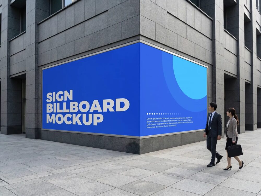 Large Billboard And Signage Mockups