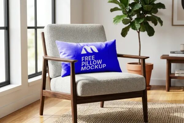 Living Room Armchair Lifestyle (PSD)