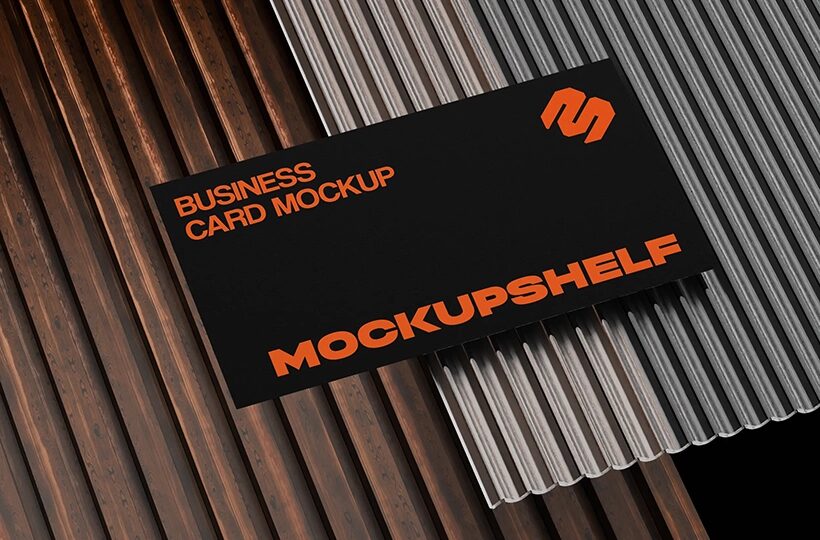 Luxury Business Card Mockup PSD for Premium Branding