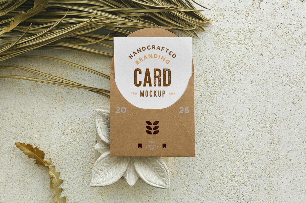 Luxury Kraft Envelope Mockup