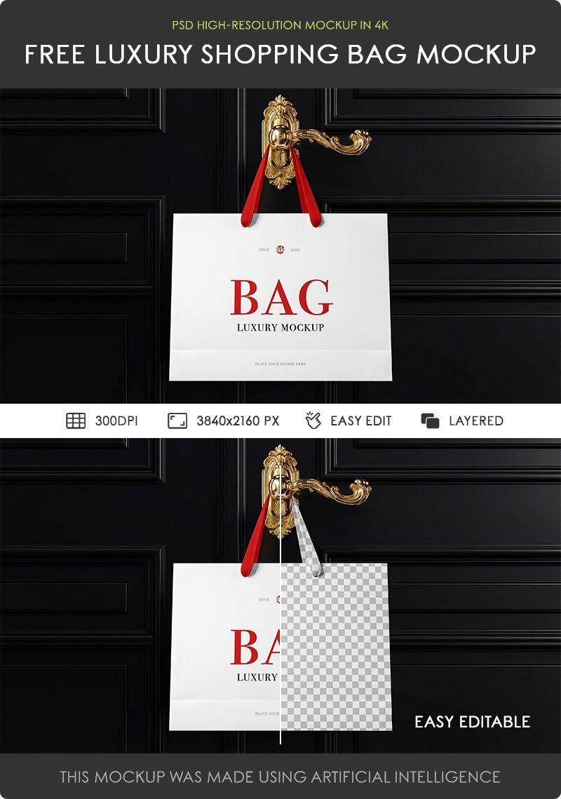 Luxury Shopping Bag Mockup