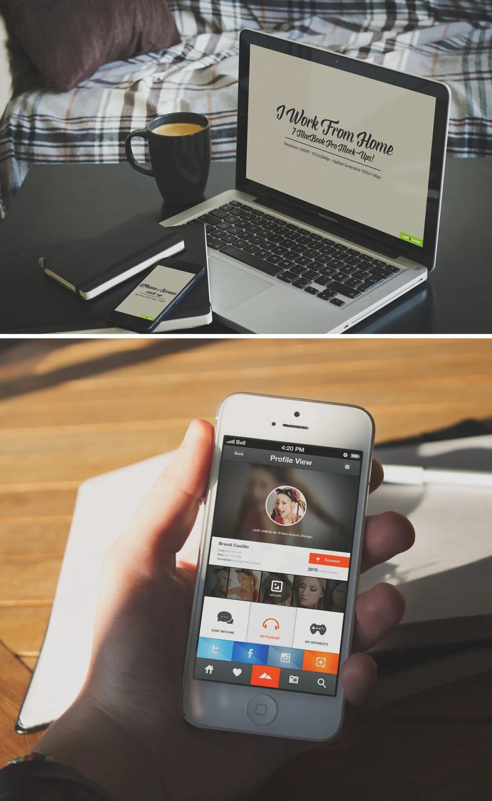 macbook PSD mockup: download laptop mockup