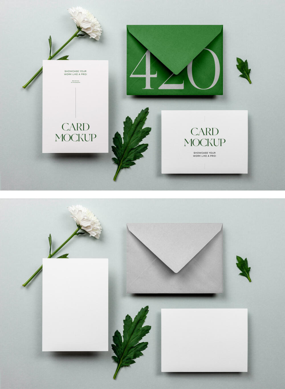 Mini Stationery Set Mockup