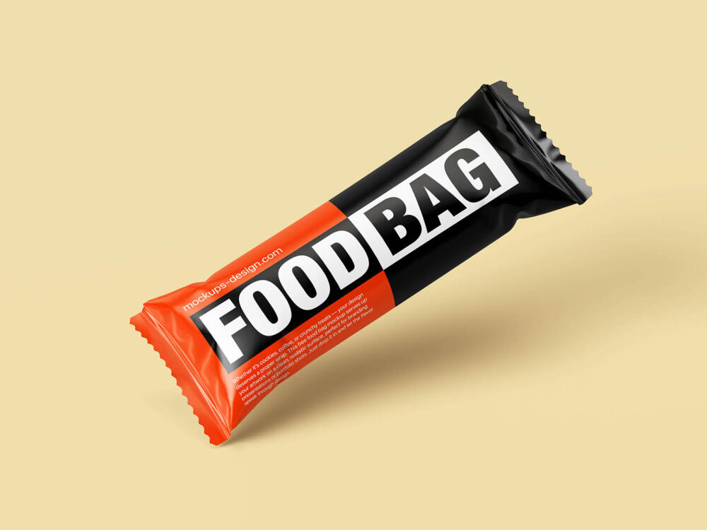 Minimal bar wrapper mockup
