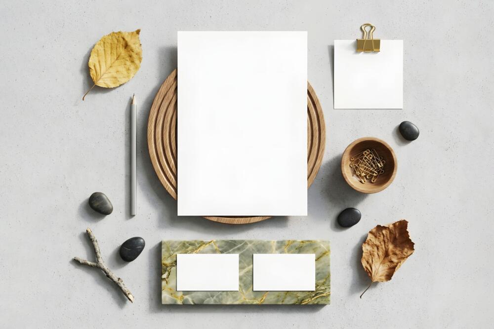 Minimal Stationery Branding Mockup Set