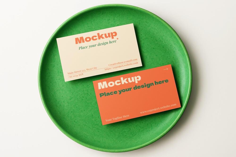 Minimalist Business Card Mockup