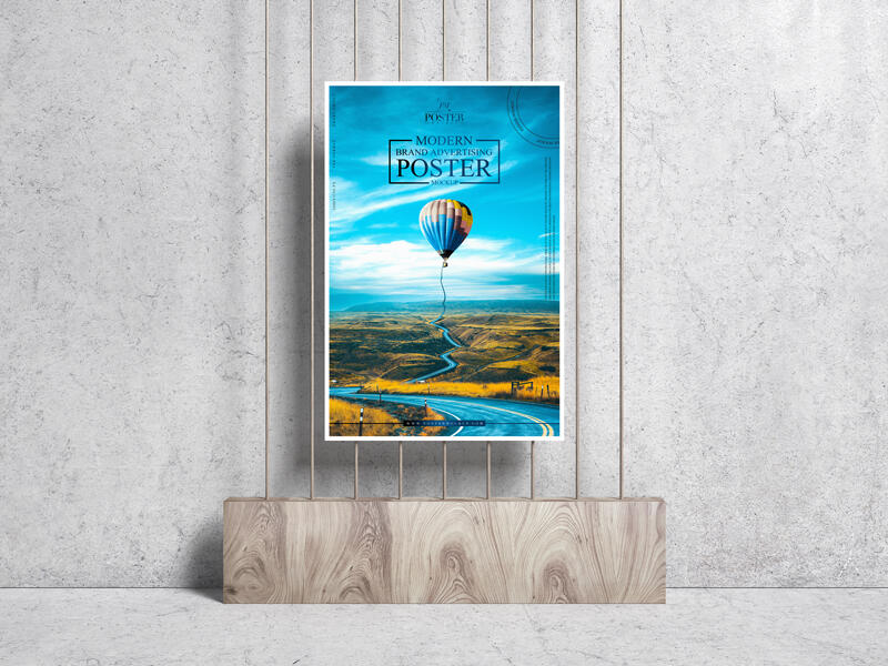 Modern Brand Advertising Poster Mockup