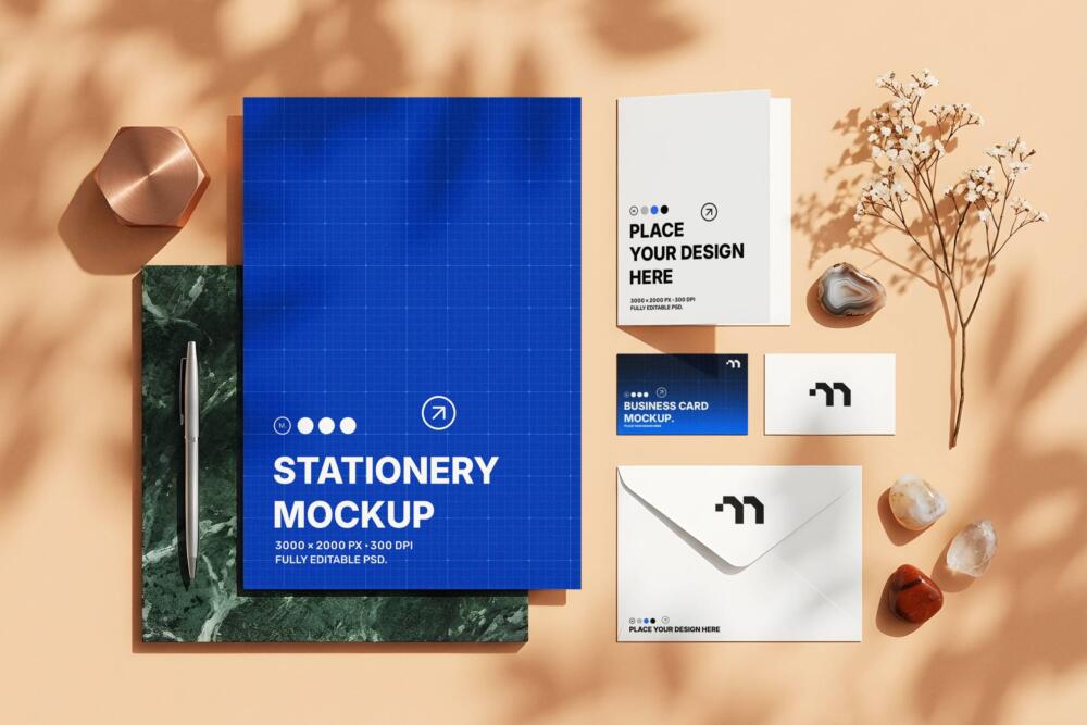 Modern Brand Stationery Mockup