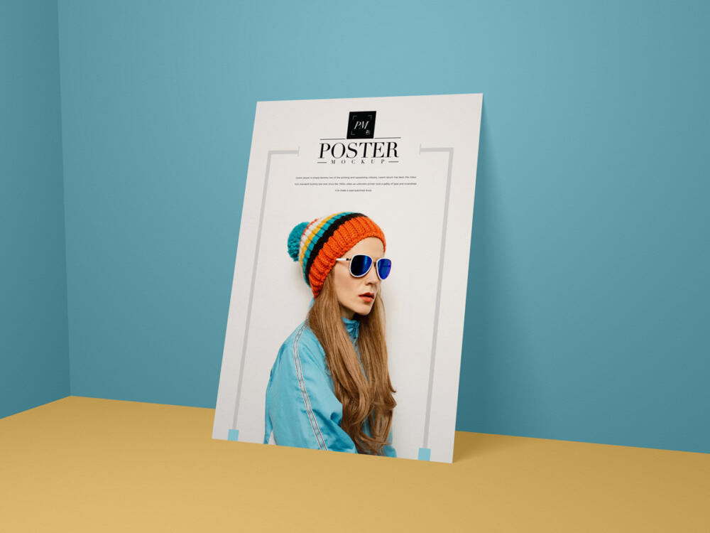 Modern Interior Framed Posters Mockup