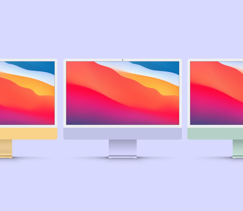 New Psd iMac 24 Mockup