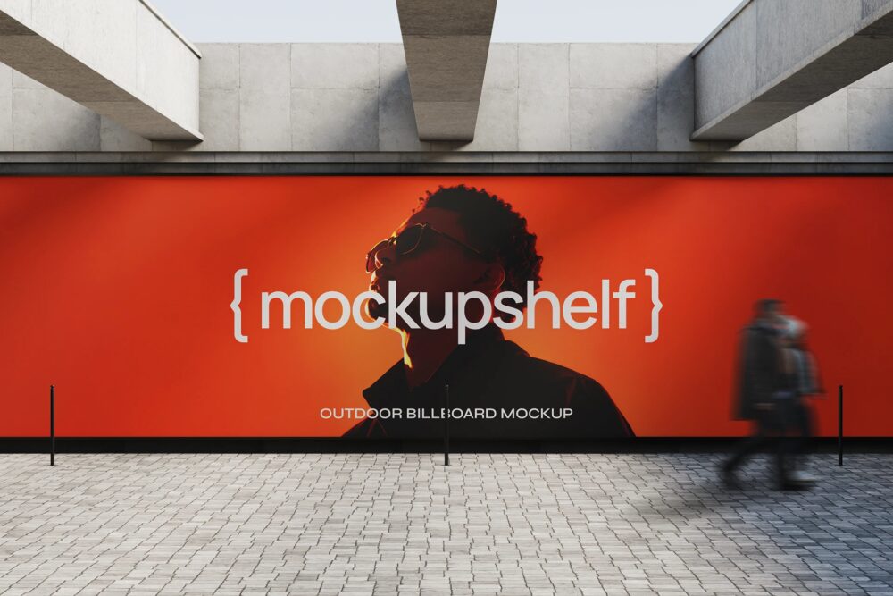 Outdoor Billboard Mockup for Advertising