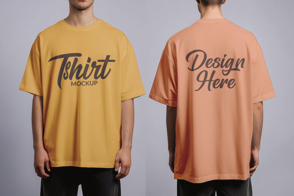Oversize T-Shirt Mockup