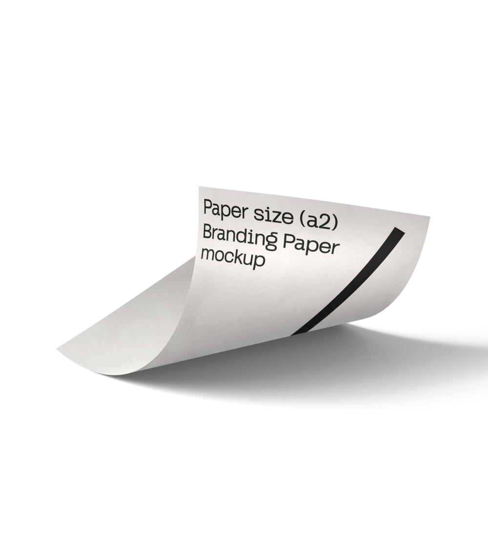Paper Mockup V33 Isometric | Mockup store