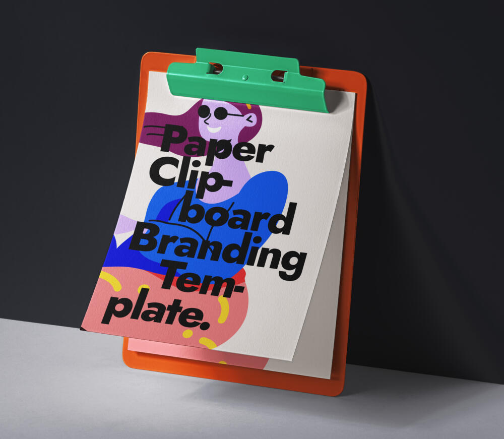 Key Chain Psd Mockup Paper Psd Clipboard Mockup