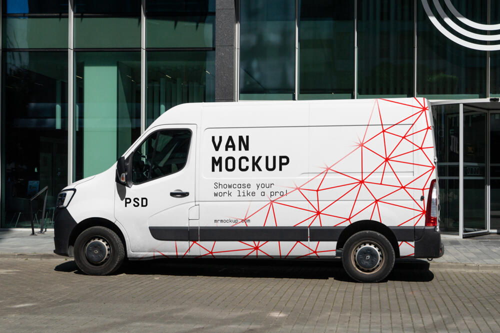 Parked Van Mockup