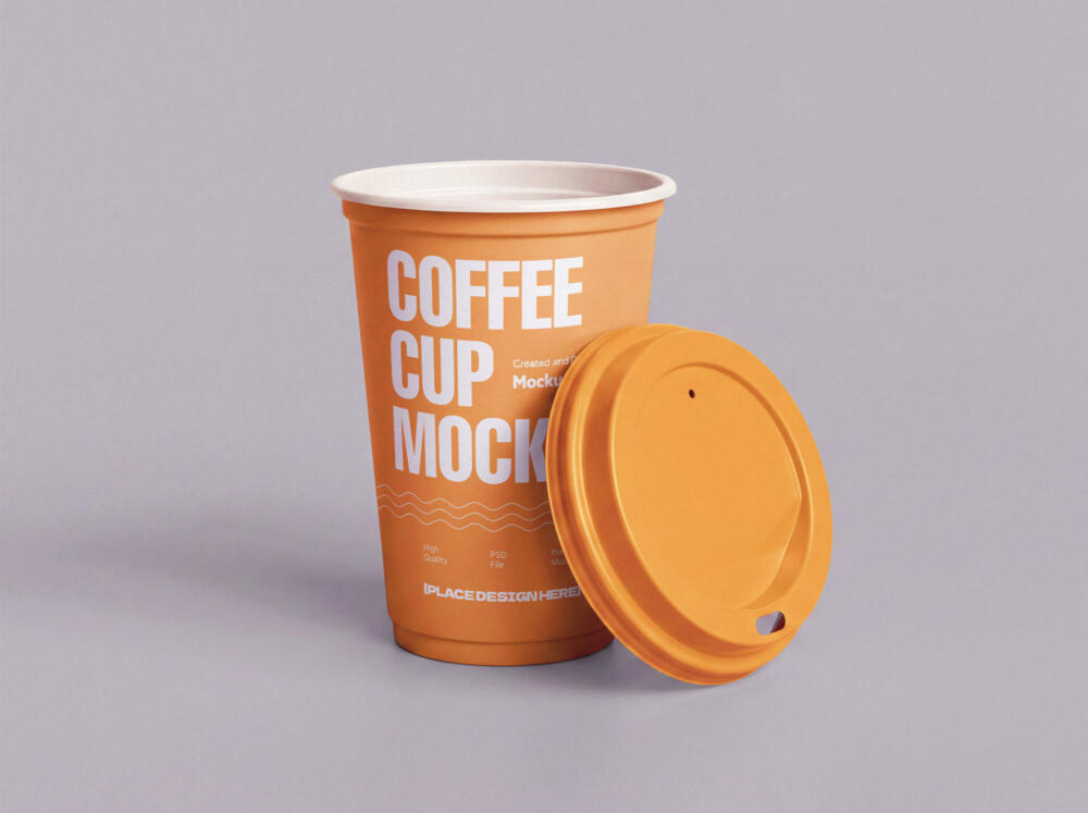 Plastic Coffee Cup Mockup