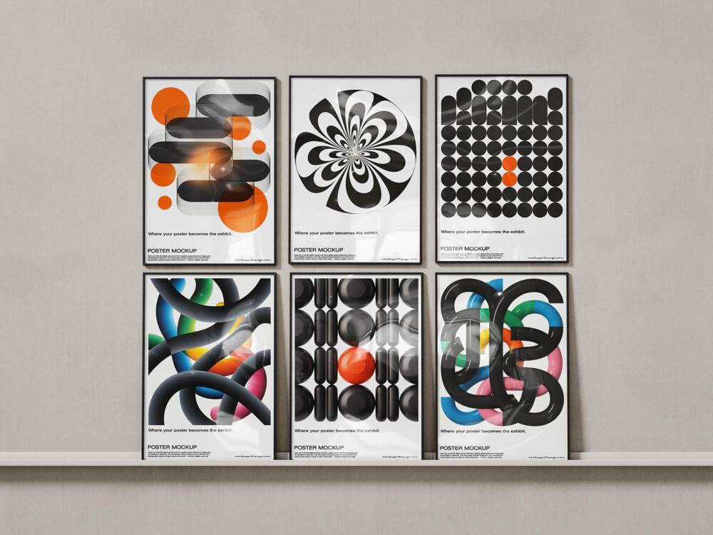 Poster gallery mockup