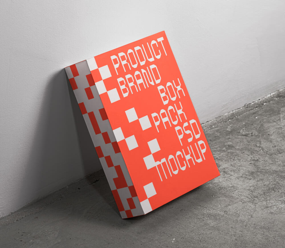 Product Branding Psd Box Mockup Set