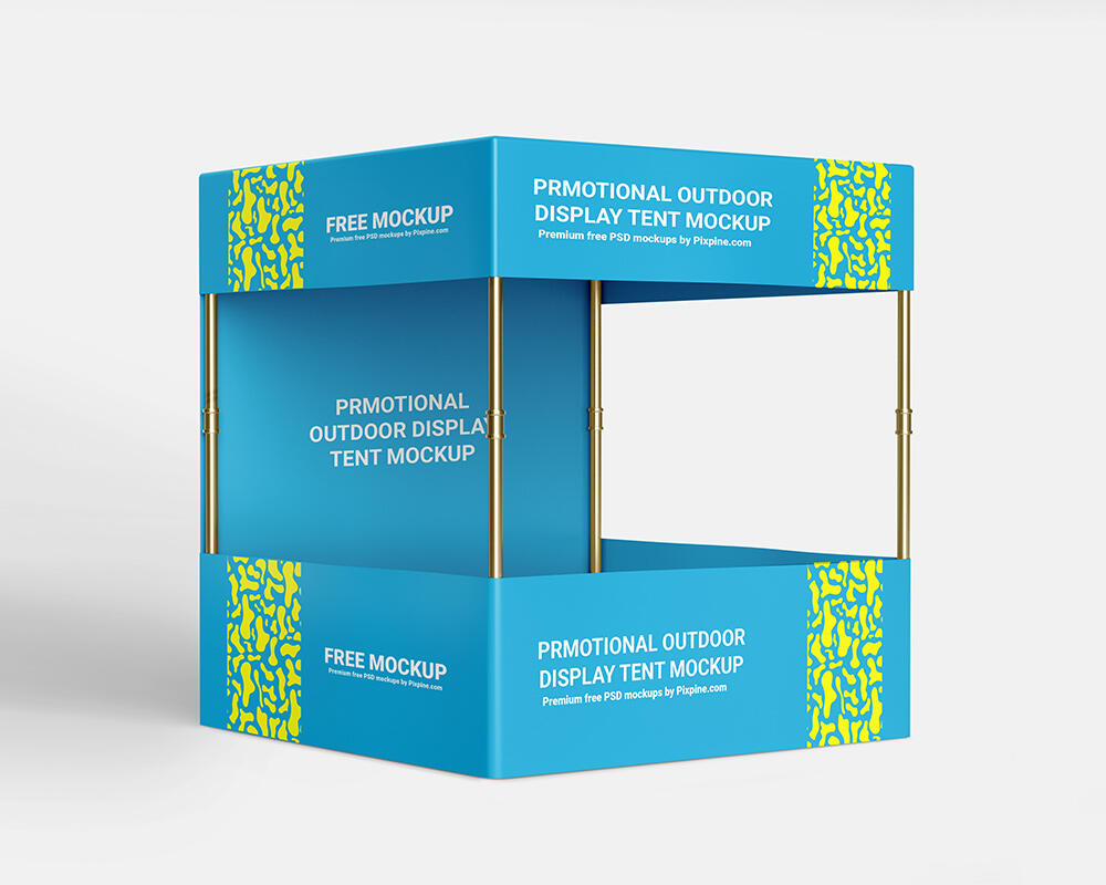 Promotional Outdoor Display Tent Mockup