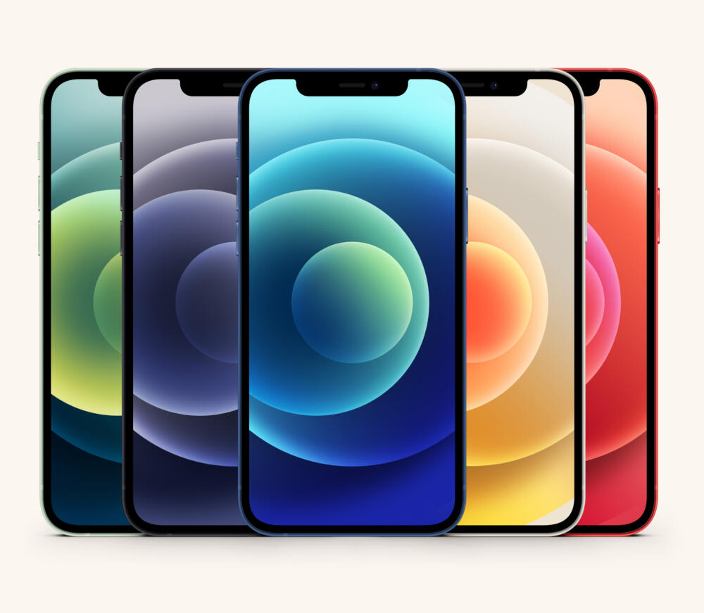 Psd iPhone 12 Mockup Set
