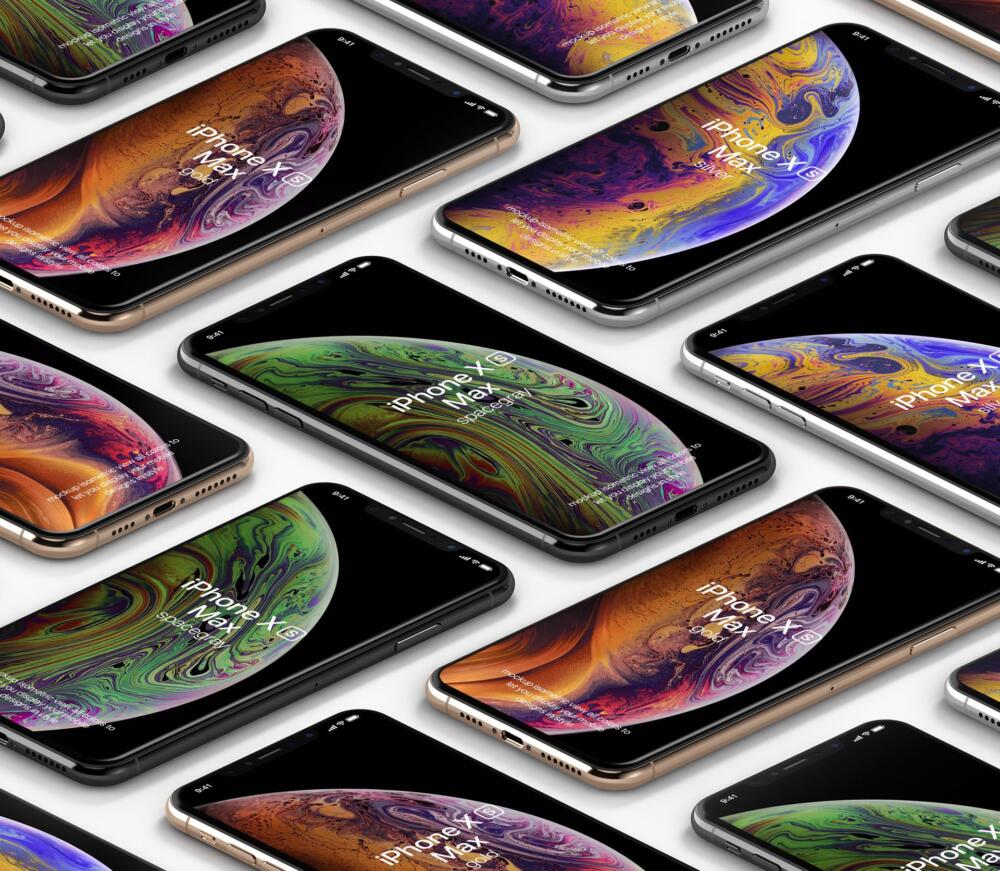 Psd iPhone XS Max Mockup Vol1