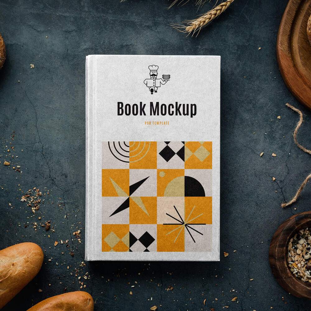 Recipe Book Mockup