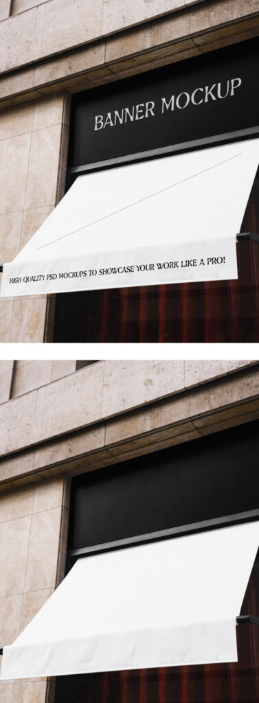 Restaurant Banner & Sun Visor Mockup