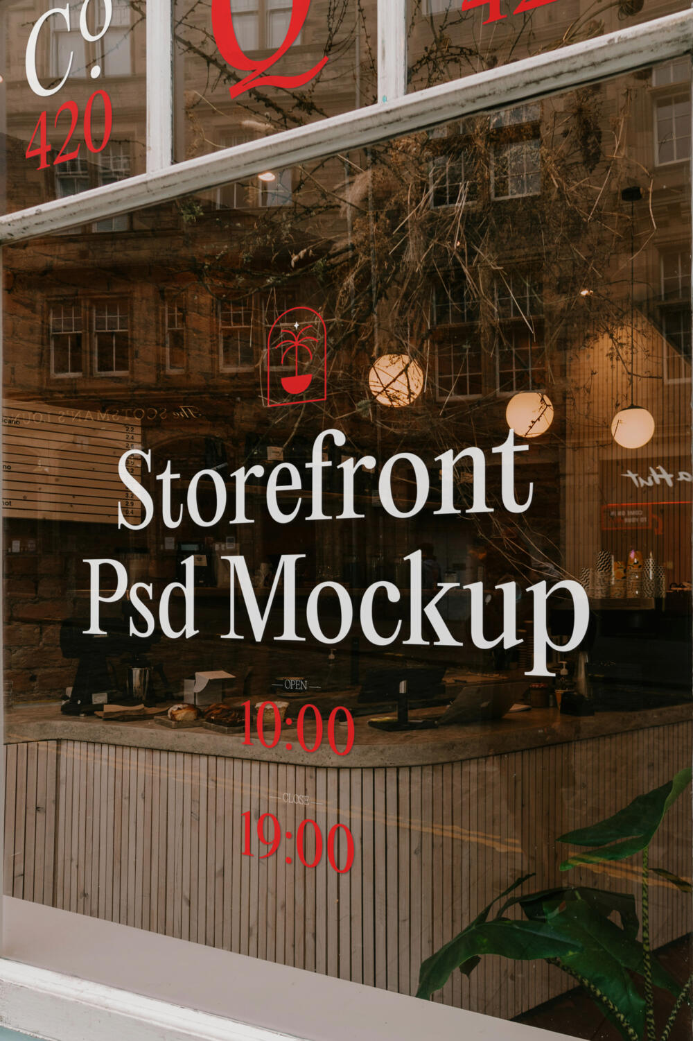 Restaurant Storefront Mockup