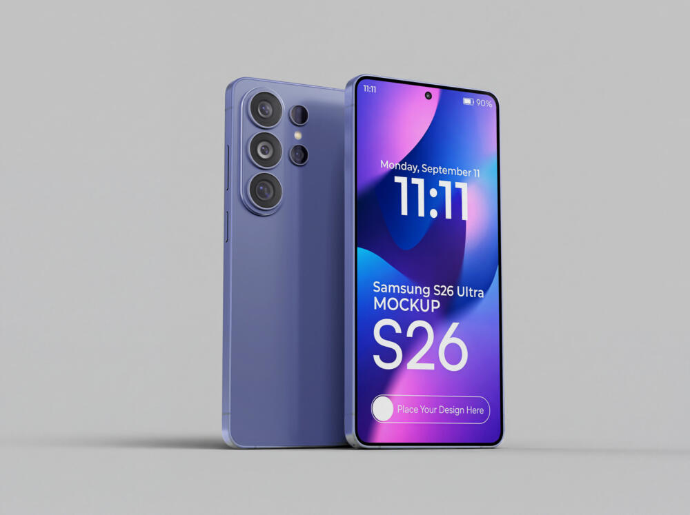 Samsung S26 Ultra Mockup