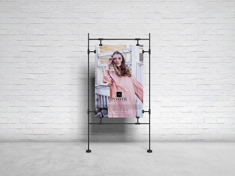 Concrete Environment Poster Mockup PSD