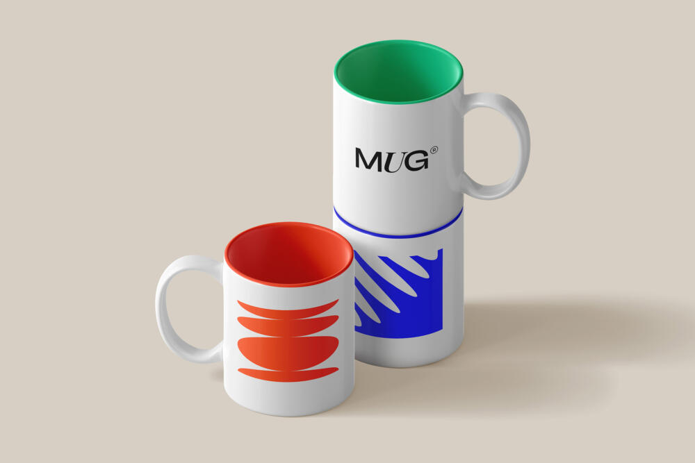 Scene With Mug Mockups V7 Isometric