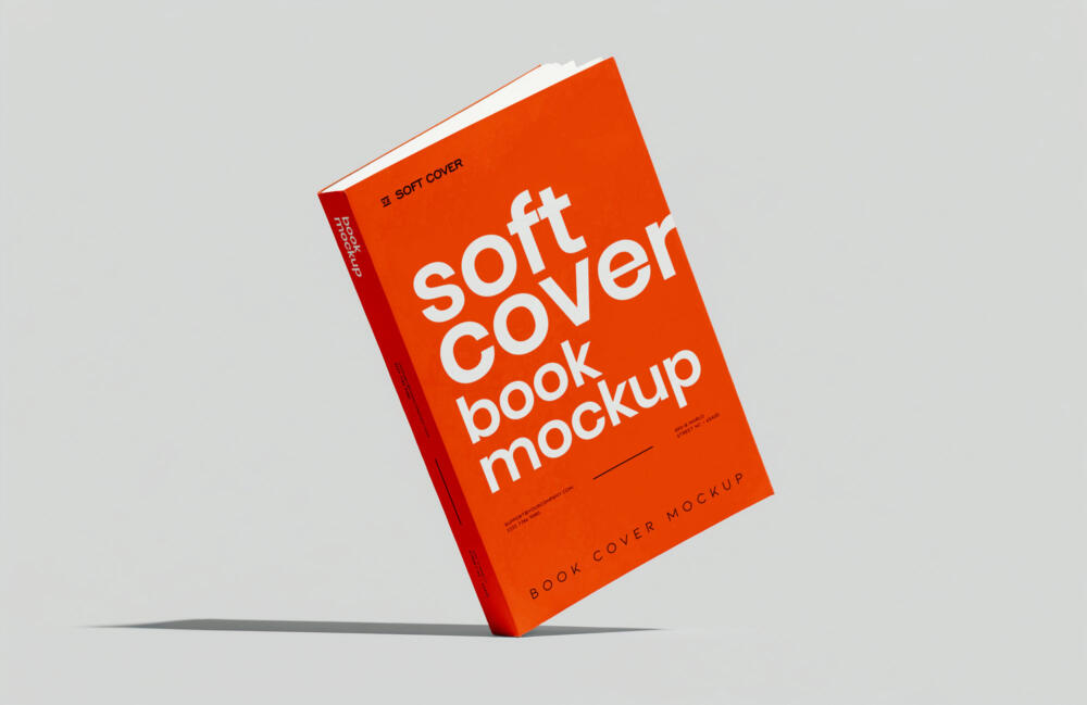 Soft Cover Book Mockup