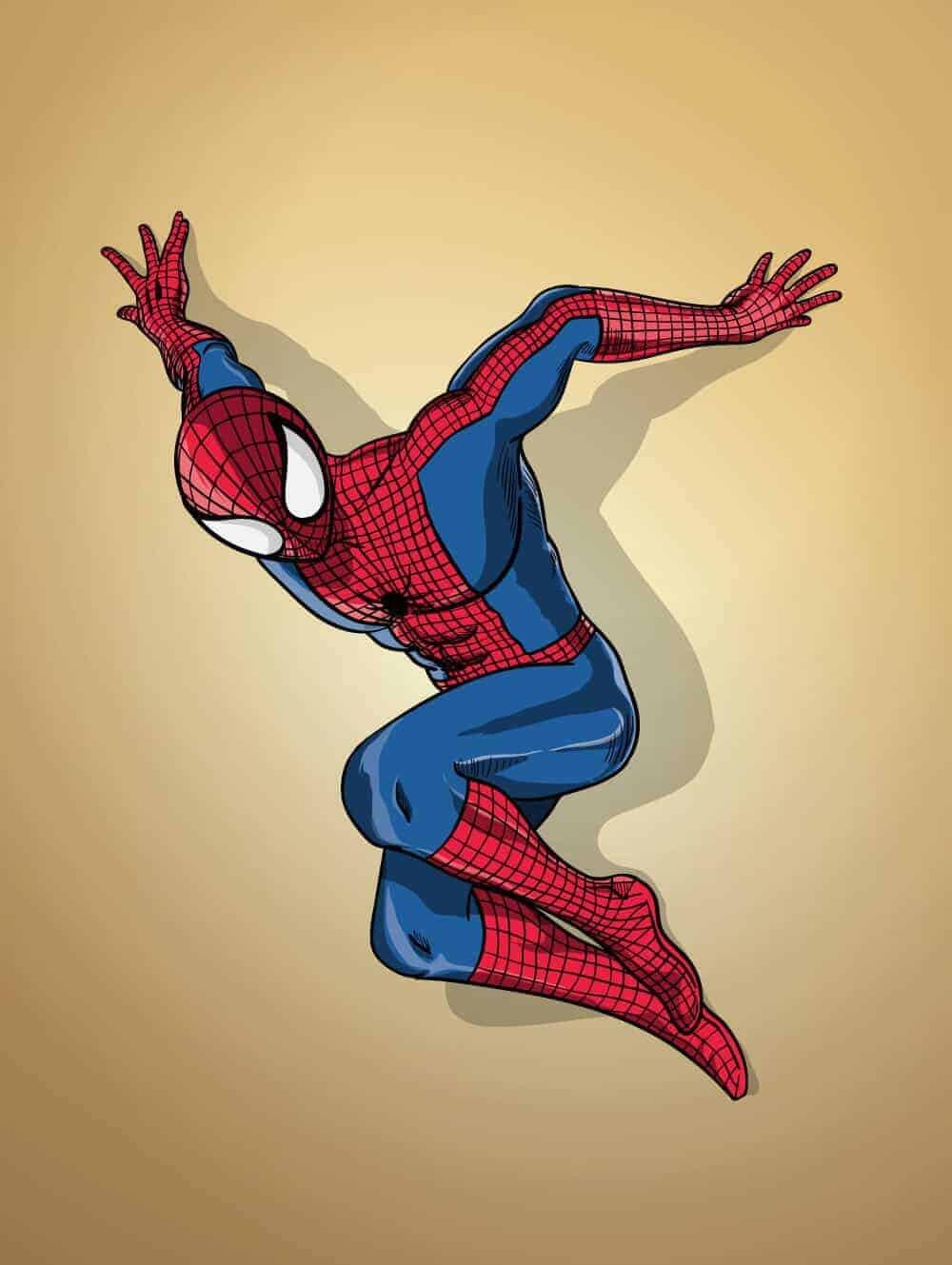 Spiderman Cartoon Illustration