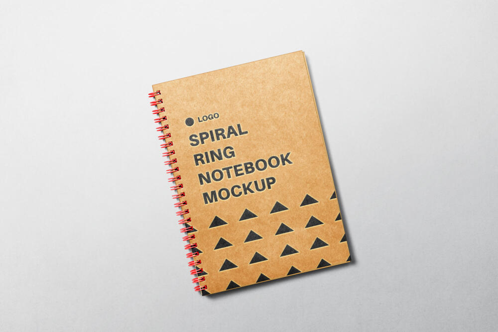 Spiral Notebook Mockup